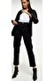 Owenn Women's Black High Waist Mom Lycra Jeans 2024