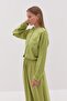 Jacquard Women's Suit Avocado Green - 3