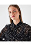 Polka dot pattern transparent shirt - 5