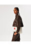 Leather Look Comfortable Cut Shirt