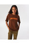 Textured Slogan Printed T-Shirt - 2
