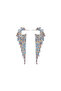 Shiny Earrings with Stone Detail