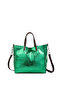 Shiny Textured Double Part Bag - 5