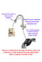 Seven Build Market - Inox Satin Kitchen Faucet with Spiral and Purifier - 2