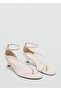 Leather banded sandals
