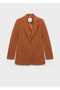 Cotton and Linen Blend Blazer Jacket - 3