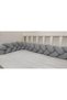 Knitted Protection 620 cm 3-Piece Knitted Bed Edge Protection