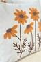 Modern Tufting Punch Embroidered Linen Blend Double Daisy Throw Pillow Cover Living Room Decor (43X43 cm) - 4
