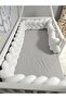 360 cm 4-Piece Knitted Protection Model New Generation Plush Fabric (for 60X120 / 70X110 Crib) - 4