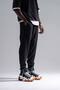 Men's Half Baggy Cut Rubber Leg Jogger Sweatpants Trousers - 3