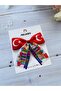 April 23 Themed Ribbon Hair Clip - with Clip - 2