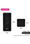 Kitchen Knife Organizer 10x10x22cm, Square Shaped, Black Marble (Plastic) - 3