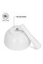 Pestle & Mortar Set 12cm Horeca, Garlic Grinder Spices Herb Crusher - 2
