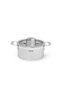 Stockpot with Glass Lid 18cm/2.2LTR Stainless Steel Fobus Series