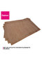4-Piece Washable Table Mat Light Brown 45 x 30cm - 2