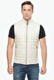 Genuine Lambskin Inflatable Men's Vest Beige
