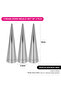 Set Of 3 Pcs Cream Nozzle Tip (Stainless Steel) - 2