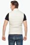 Genuine Lambskin Inflatable Men's Vest Beige - 5