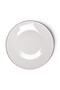 Plate Aleksa Series 27cm Color White (Porcelain)