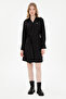 Women's Black Mini Size Woven Dress 50297327-Vr046