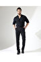 Men's Regular Fit Patternless Casual Pants