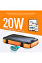 Solar Charger with 20000mAh, 3.0 Port, USB Ports, Type-C™. SolarTank-20PDQi - 6