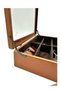 Diji 8-Piece Glasses Box Glasses Bag Brown - 4