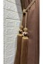 Curtain Accessory Tasseled Twin Bracol Metal and Stone Luxury Curtain Retractor Cornice Attaching 1 Pcs - 2