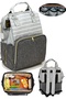 Baby Care Bag Organizer Functional Luxury Mother Baby Care Backpack - 6