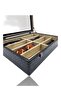 Diji 8-Piece Glasses Box Glasses Case Crocodile Black - 3