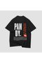 Unisex Pandy Printed Oversize Short Sleeve T-Shirt