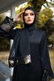 عباية سوداء مطرزة - 7