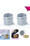Shiny Glitter Silver Color Shiny Shoelaces 120 Cm