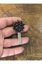 Iron-On Black Stone Zircon Tassel Flower Coat of Arms Sewing Clothing Accessory - 2