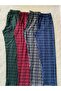 4 Pcs Men's Plaid Check Patterned Cotton Pajama Bottoms - Pure Cotton Ultra Quality Single Bottom Pajamas