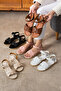 Women's Sandals |   Snap-Fastenering Ring-Strap Sandals |   Casual Sandals - 4