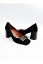 Women's Genuine Leather Heeled Shoes - 3