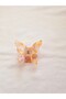 Pearlescent Bone Butterfly Clothespin Buckle Medium Size 1 Piece