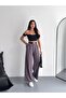 Double Fabric Pants with Belt and Front Pleats / Baggy Pants Double