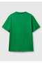 Men's Green 100% Cotton Benetton Logo Crew Neck T-Shirt - 4