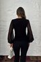 Women's Shirt Collar Rose Detailed Blouse - 6