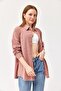 Design Stone Detail Shirt Dusty Rose
