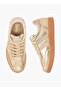 Samba Womens' Panelled Ankle Sneakers with Lace-Up Closure