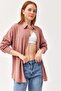 Design Stone Detail Shirt Dusty Rose - 5
