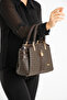 Justpolo Lock Detailed Long Strap Women's Hand and Shoulder Bag