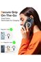 Magnetic Phone Grip, Kickstand, MagSafe Compatible, Fits iPhone 12-16, Samsung, Google Silver - 5