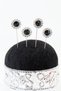 4-Pack Oval Black Stone Scarf Pins. The Pin of the Shawl. The Turban Pin. The Headscarf Needle. Pin for Scarf and Shawl. - 4