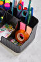 Line 6' Compartment Multi-Purpose Desk Top Organizer Pen Holder - Jewelry - Makeup Organizer - 6