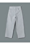 Lcw Kids Ecru Girls' Pants with Adjustable Elastic Waist - 4