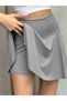 High Waist Scuba Mini Shorts Skirt Suitable for Sports and Daily Use